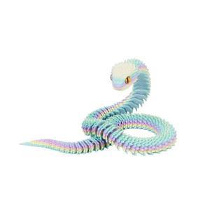 3D 인쇄 관절 미니 뱀 드래곤 이동식 시뮬레이션 모델 피규어 회전식 장식 아이 성인 장난감 선물 30cm