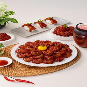 일월식품 수제 깐!양념새우장1kg