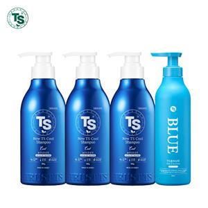 [티에스]뉴TS쿨샴푸 500g*3개+TS블루샴푸 500g*1개