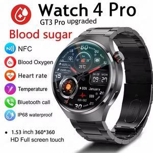 새로운 화웨이 GT4 PRO 스마트 시계 남자 시계 4 프로 AMOLED HD 스크린 블루투스 통화 GPS NFC 심박수 방수 SmartWatch 2025