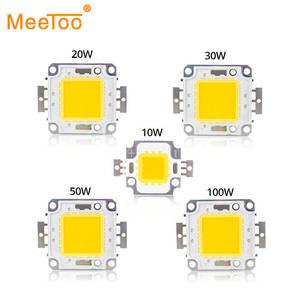 LED모듈 화이트 10W 20W 30W 50W 100W LED 조명 매트릭스 COB 램프 칩 SMD DC 10V-32V 투광 스포트라이트