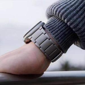Apple Watch Ultra 2/1 용 티타늄 비즈니스 남성용 스트랩 49mm 시리즈 10 9 8 7 6 Correa 고급 금속 밴드