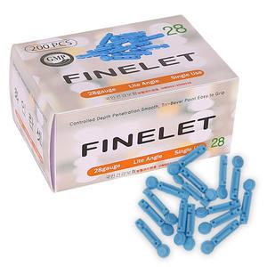 사혈침 28G (200개) 1박스 채혈침 사혈바늘 란셋