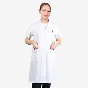 여 폴리 의사가운 반팔 약사 수의사 영양사 롱가운 MD23