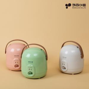 키친아트 미니 전기밥솥 1~2인용 혼밥 자취 캠핑 밥솥