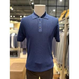 [킨록바이킨록앤더슨](신세계 사우스시티)S/S 쿨소재 네이비 카라니트 JDY51S090