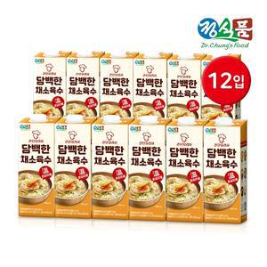 정식품 간단요리사 담백한 채소육수 950ml 12입