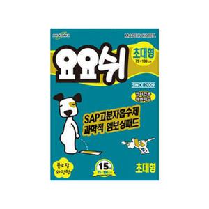 요요쉬 배변패드 플로랄와인향 초대형 15매