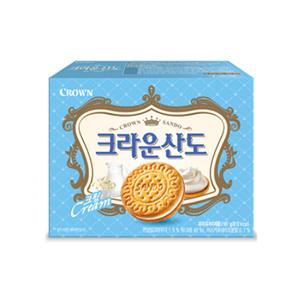 크라운산도 크림(스윗밀크) 323g 1팩