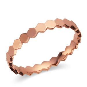 18K 2.8mm 헥사곤 올밴드 반지 NPR36474