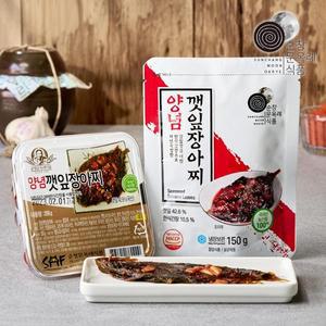 [순창 문옥례 식품]순창문옥례식품 양념깻잎 장아찌 150g 파우치