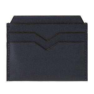 SGNL0077044L99CC99 BB 페블 레더 카드 케이스 네이비