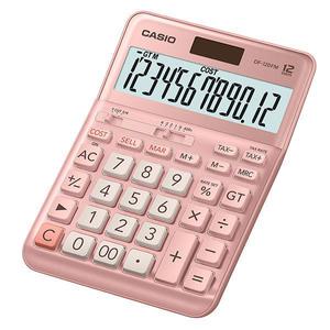 카시오 탁상용계산기 DF-120FM-PK 핑크 12단