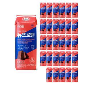 웰라이프 마이밀 마시는 뉴프로틴 딥초코 190ml 30팩 (원산지_상세설명에 표시)