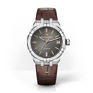 모리스라크로와 아이콘 데이트 오토매틱 39mm 가죽밴드 AI6007-SS001-331-1