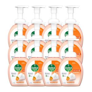 데톨 포밍 항균 핸드 워시 오렌지 블리스 250ml 12개