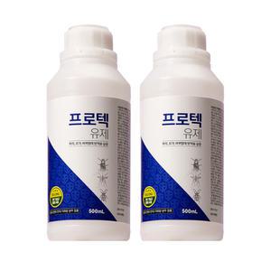 국보싸이언스 프로텍 500ml 유제 x 2개 초파리 모기 바퀴벌레약 살충제