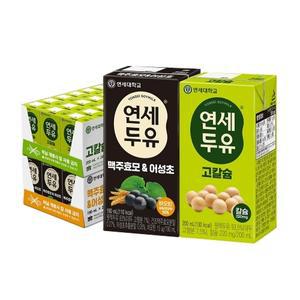 [연세] 맥주효모 어성초 두유 190ml 24팩+고칼슘 두유 200ml 24팩