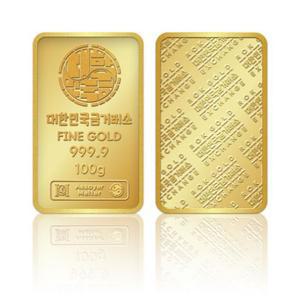 갤러리아 대한민국금거래소 골드바 100g_기본케이스