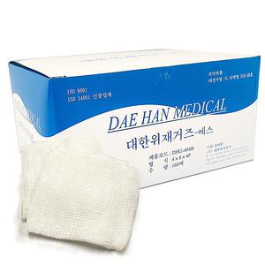 대한위재 접은거즈 4inchX8inchX4P 160매 드레싱 거즈