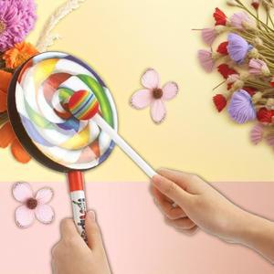 핸드북 롤리팝 드럼 막대 사탕 모양 그림 대형 큰 빅