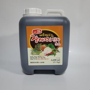 광야식품 장아찌 간장소스  4600ml