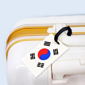 캐리어 네임택 태극기 가방 태그 수화물 구분 국기 표시 러기지 이름택 관광 이름표