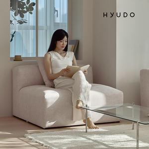 [6월 5% 최종판매가 168,470] 휴도 동백 1000 암리스 1인 모듈 로우백 정품조야 패브릭 소파 쇼파 (쿠션제공)