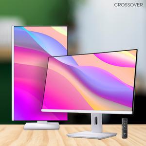 크로스오버 273QH9M 68cm QHD IPS 100Hz 화이트 피봇 세로 컴퓨터 모니터