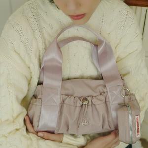 [마스마룰즈][파우치세트] mini ver. glossy tote cross bag _Lilac pink