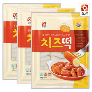사조오양 치즈떡 1kg 3개 떡볶이