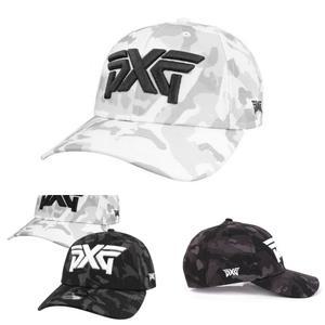 [PXG]PXG 카모 모자 블랙 화이트