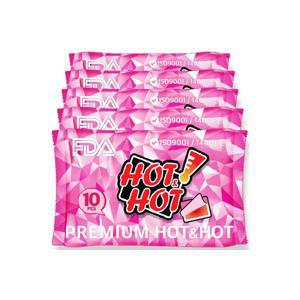 핫앤핫 프리미엄 붙이는 핫팩(PINK) 파스형 50매 2024년 최신제조품 미FDA ISO14001(환경)인증으로 가장 안