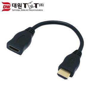 V2.0 HDMI 수암 M/F 케이블 연장 젠더 0.2M HMF-0.2M