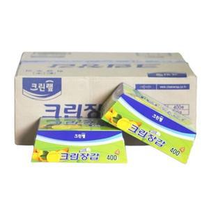 [기타]크린랩 JVAAXMJG 비닐장갑 400매 10P 주방 일회용 위생장갑