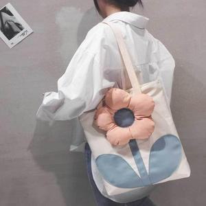 [라일리] Rly 플라워 여성 에코백 생일선물 경량가방 나들이