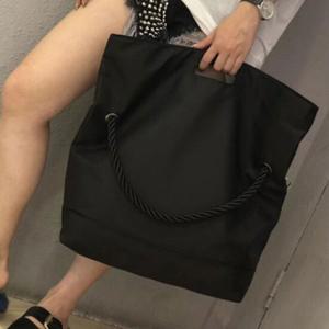 데일리 무지 블랙 숄더백 빅사이즈 토트백 캐주얼백