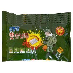 [기타] 김병장 핫 손난로 핫팩 군용 캠핑 외출 손날로 50개