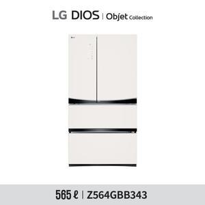 LG 오브제 매직스페이스 565리터 김치냉장고 글라스 베이지 Z564GBB343