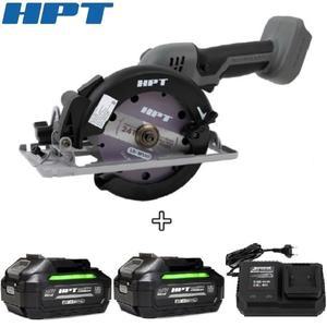 HPT 충전 원형톱 5.5인치 MA20-MS114 충전기+4.0Ah 배터리2개 세트
