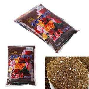 배양토 분갈이 펄라이트 피트모스 원예 화초 관상수 재배 배합토 흙 2.5L