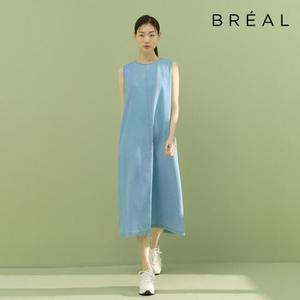 브리엘 25SS 데님 슬리브리스 원피스 2종