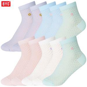 BYC포인트패턴쾌적망사단목여양말10켤레SWS1059