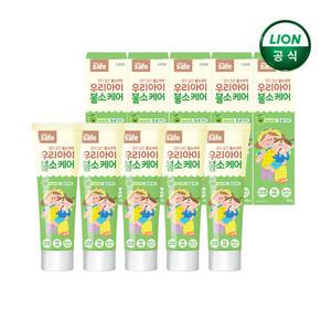 키즈세이프 불소케어 치약 60g x 10개
