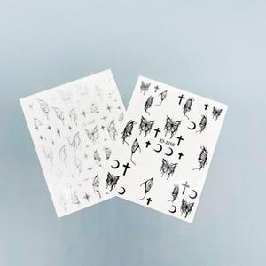 네일아트 나비모양 손톱 스티커 테이프