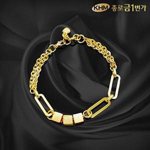 [종로금1번가]여자 순금 팔찌 스퀘어클립  11.25g