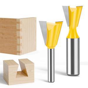 1/41/2inch 6mm 8mm 12mm 생크 Dovetail 조인트 라우터 비트 세트 목재 용 14도 밀링 커터