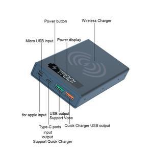 18650 배터리 홀더  듀얼 USB 마이크로 유형 C 전원 은행 쉘 5V DIY 18650 홀더 케이스 탈착식 배터리 보관