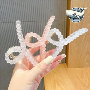 [오너클랜]투명 헤어핀 11cm 매력적인 볼 형태