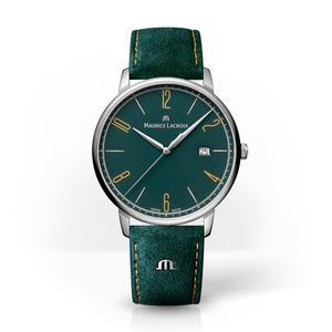 모리스라크로와 엘리오스 데이트 쿼츠 40mm 가죽밴드 EL1118-SS001-620-5